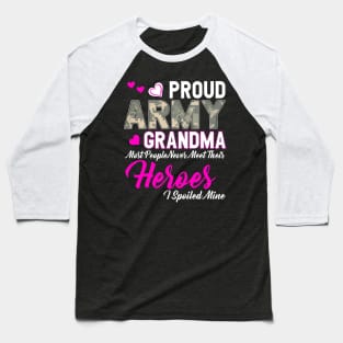 Proud Army Grandma Baseball T-Shirt